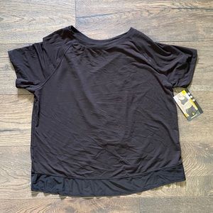 Women’s Athletic Open Back Workout Shirt T…